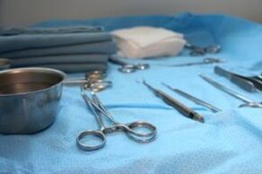 herramientas para la cirugía de agrandamiento del pene